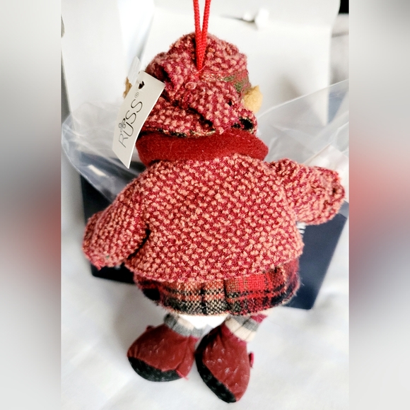 RUSS Alpine Teddies Brown Bear Girl Plush Realistic Wool Stuffed Animal Toy 6 " - Picture 11 of 15